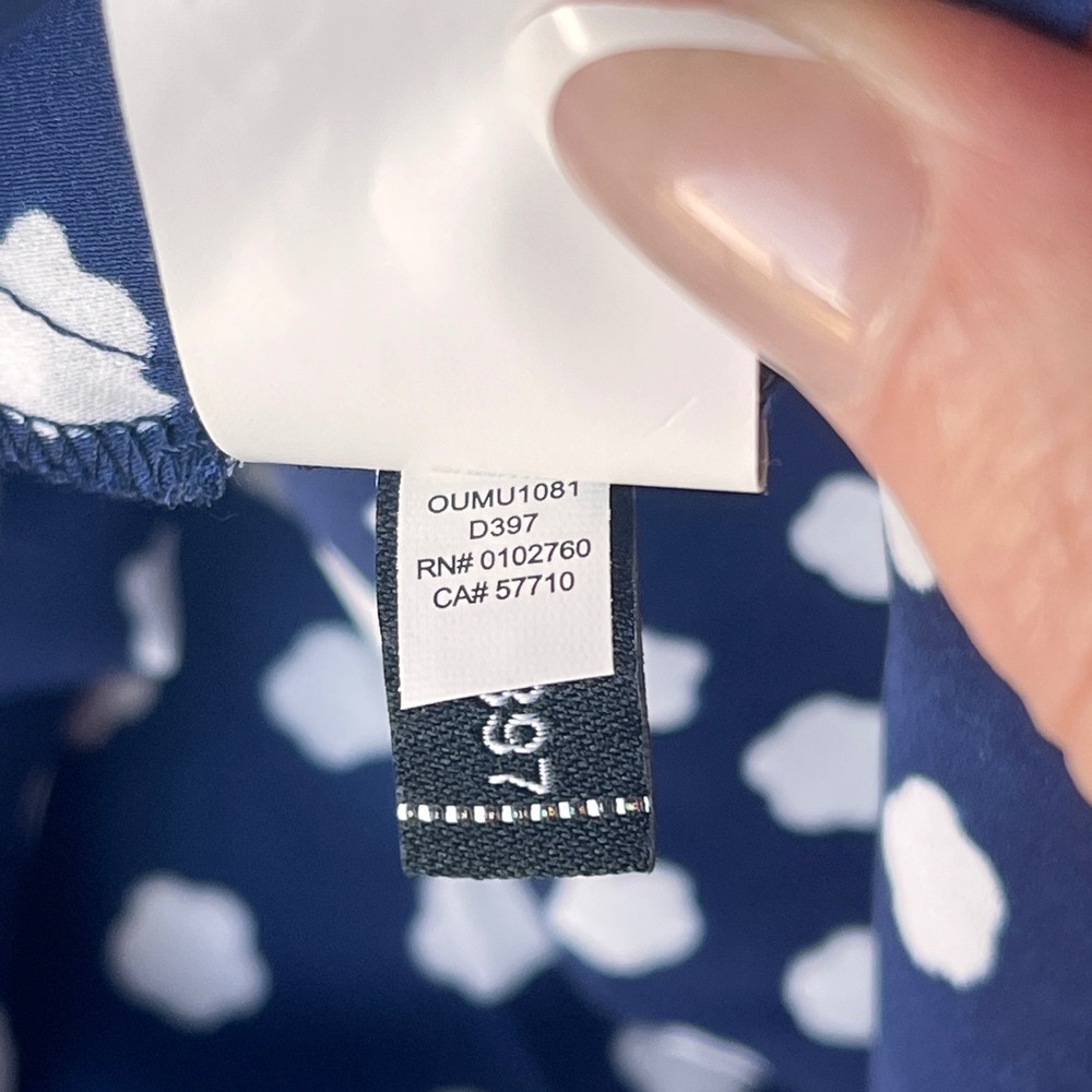 Kate Spade Cloud Dot Midi Dress Womens Size 2 Blue Cali Dreaming OUMU1081 - Picture 11 of 14